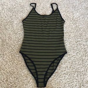 Size S, forever 21 stripped bodysuit